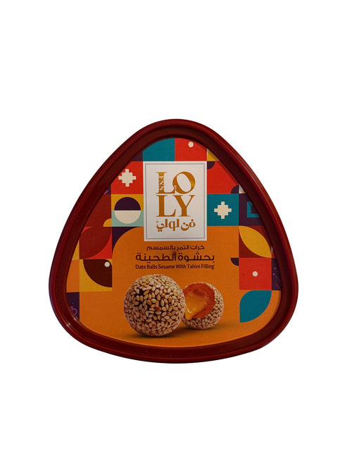Dattelbällchen mit Sesam & Tahini
